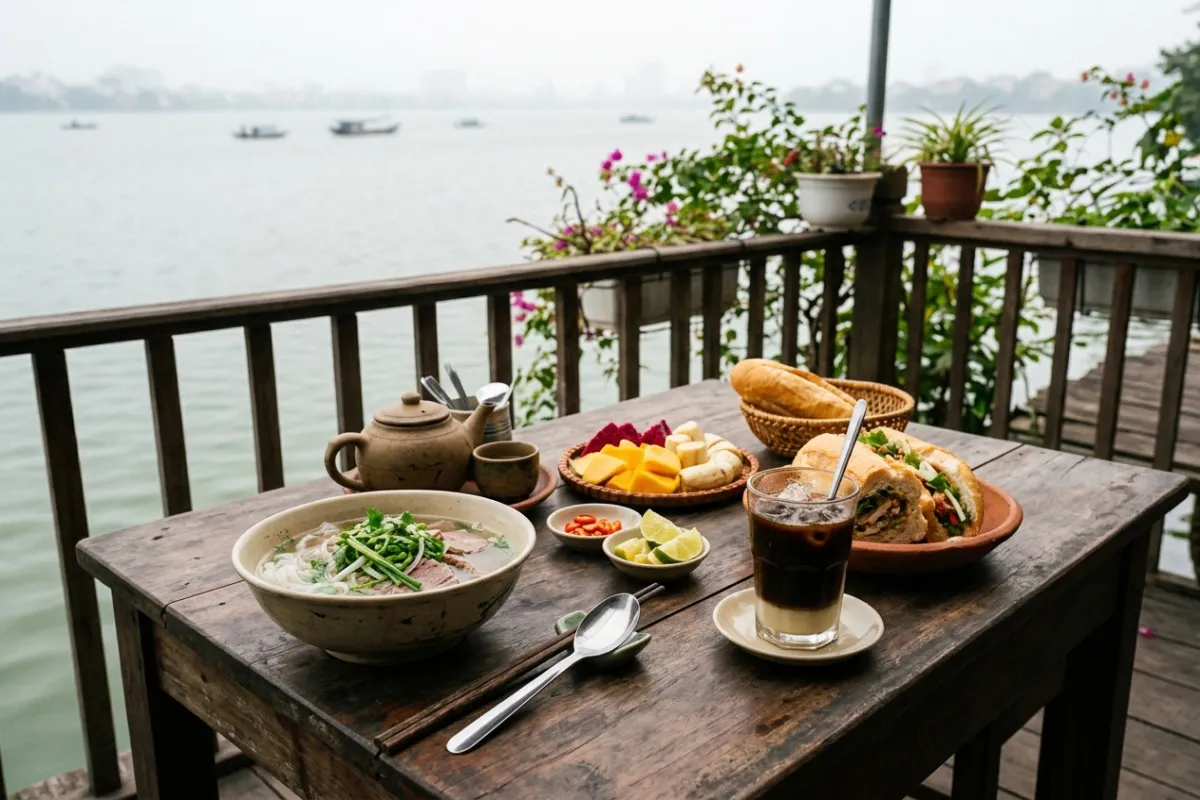 Bữa sáng nấu tại nhà