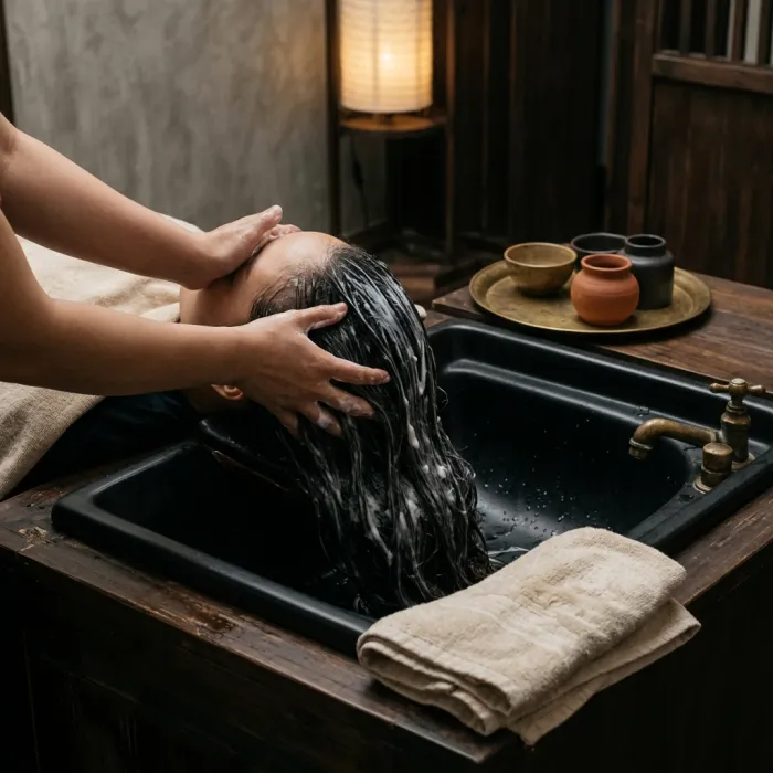 Hair spa phục hồi collagen