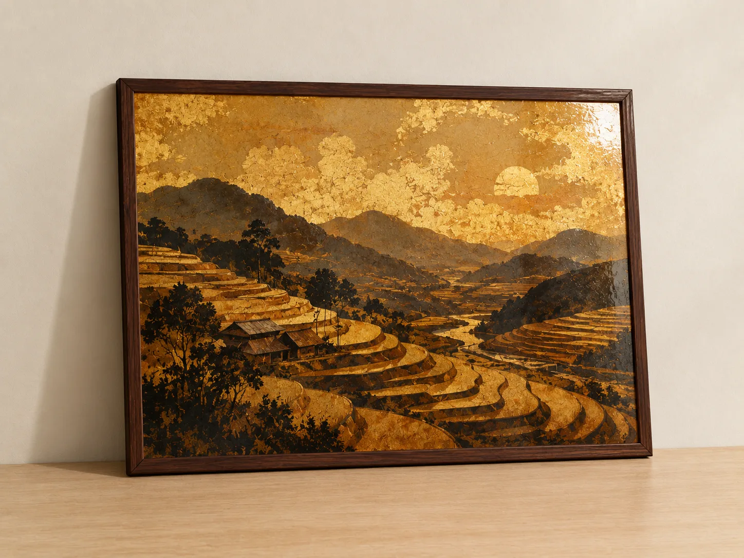Tranh sơn mài phong cảnh